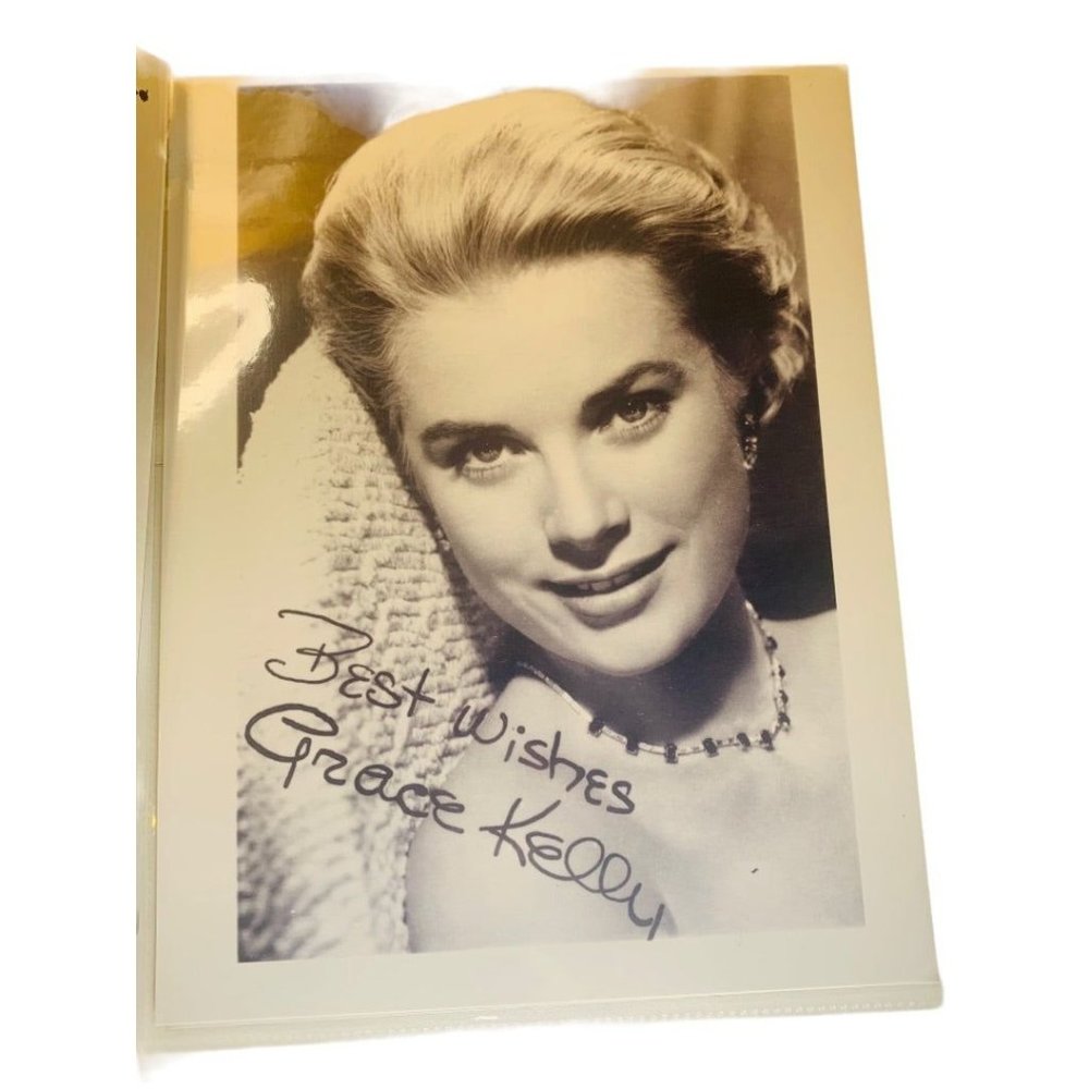 Set of 2 Grace Kelly and Elizabeth Taylor 8.5" x 11 Photo Reproductions Facsimil - Picture 3 of 11